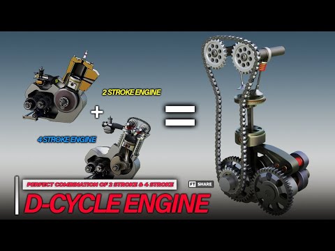 Perfect Combination Of 4 Stroke & 2 Stroke Engine | D-Cycle Engine (UHD 4K)