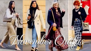 Outfit Ideas in Milan This November🇮🇹 #vogue #fashioninmilan #streetfashion