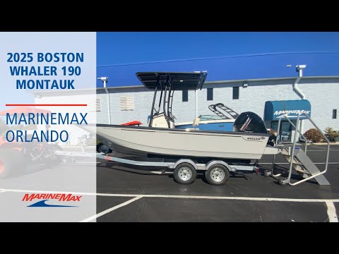 BRAND NEW! 2025 Boston Whaler 190 Montauk | MarineMax Orlando