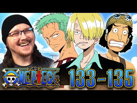 ONE PIECE EPISODE 133-135 REACTION | Anime Reaction | Sub