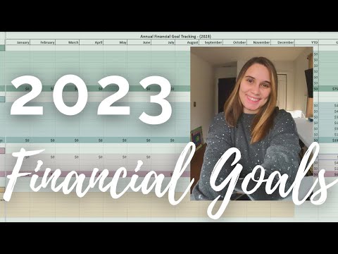 annual financial goals! let's do this! 2023