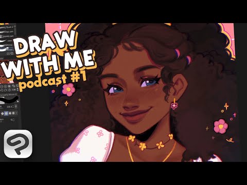 ♡ draw with me! school vs. art 🎙️  podcast edition #1