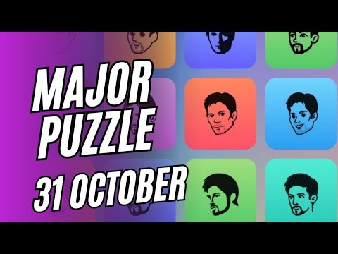 Major Daily Combo 31 October |  Major Puzzle Today | Major Puzzle Durov Solved