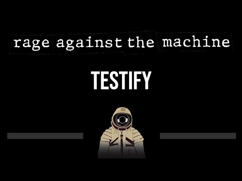 Rage Against The Machine • Testify (CC) (Upgraded Video) 🎤 [Karaoke] [Instrumental Lyrics]