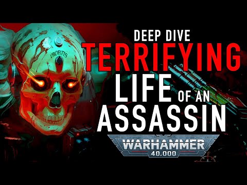 Deep Dive on the Terrifying Imperial Assassins of Warhammer 40K #wh40klore #imperium #assassins