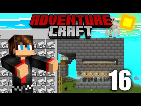 A Melhor Farm de Ferro do Minecraft PE - Adventure Craft #16