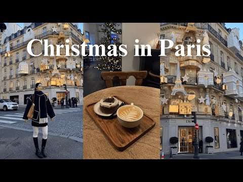 Christmas in Paris! | Christmas market, hot chocolate, Dior decorations, shopping