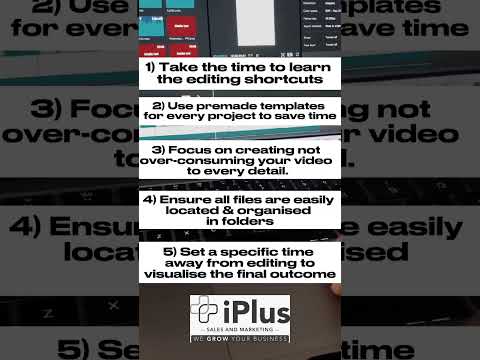 5 Tips for Faster Video Editing #socialmediaforbusiness #videoediting