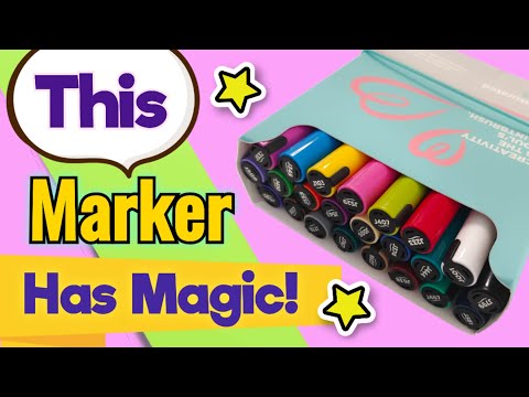 This Marker has Magic 🪄😲 Unboxing Arttx Simptap Acrylic Marker 🤓🌈 painting on bottle