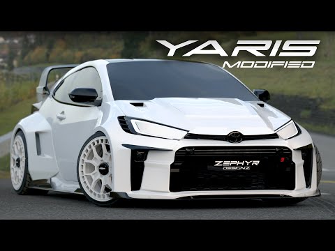 NEW Toyota YARIS GR 2024 HARDCORE Bodykit Concept by Zephyr Designz