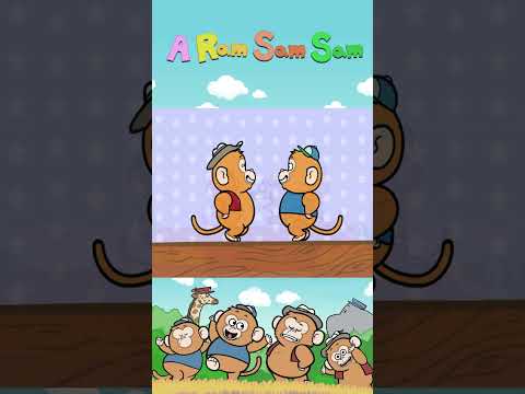 A Ram Sam Sam | Nursery Rhyme | #Shorts | Songs for Kids | Little Fox