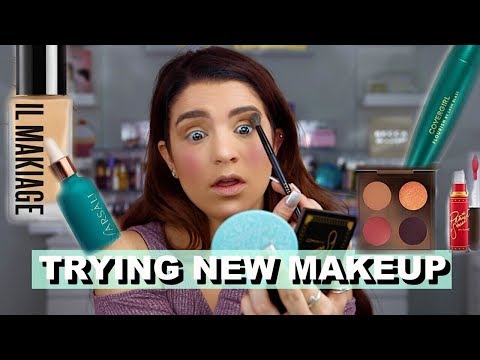 TRYING NEW MAKEUP | FIRST IMPRESSIONS MACXPATRICKSTARRR FALL COLLAB, FARSALI SKINTUNE