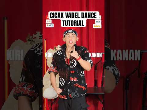 DJ CICAK CICAK DI DINDING VADEL DANCE TUTORIAL | SUPER LUCU DAN BIKIN NGAKAK #dancechallenge