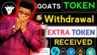 Goat token allocation - How much Goat PAID ME (Goat Airdrop Stake All Token)