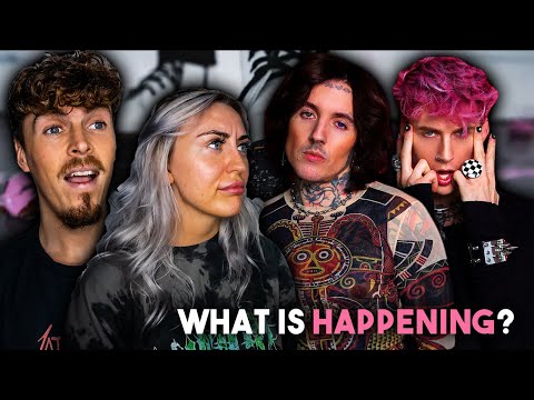 WHAT IS THIS? | British Couple Reacts to MACHINE GUN KELLY FEAT BRING ME THE HORIZON - Maybe