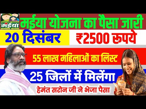 Maiya Samman Yojana paanchvi kist? Maiya Samman Yojana ka 2500 kab aaega,Jharkhand Sarkar aapke Dwar