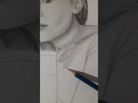 I tried to draw Elizabeth olsen sketch | wandavision | #shorts