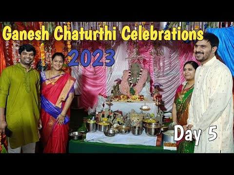 Ganesh Chaturthi Celebrations - day 5 Puja|Fancy dress for Kids|Dance|fun activies