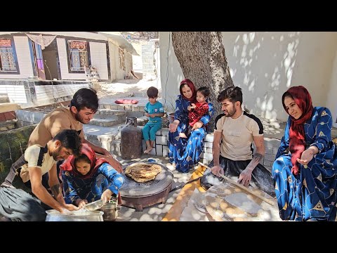 "Healing Through Bread: Sajjad's Care for Rahela, Culinary Traditions,Children's Delightful Moments"