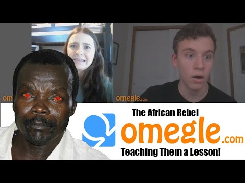 African Rebel Scares racists on Omegle! #shorts #omegle Full video in comments!