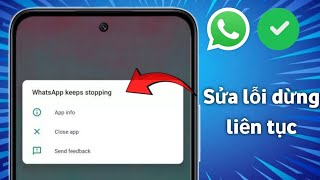 Cách khắc phục sự cố WhatsApp liên tục dừng (2025)