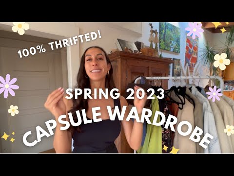 ✨DREAM SPRING 2023 THRIFTED CAPSULE WARDROBE | Revealing my unbelievable finds & trends