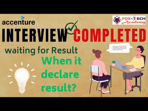 ✅ Accenture Update : Interview Confirmation | When Accenture will declare result | #accenture