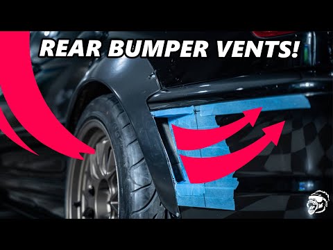 2003 BMW E46 BUILD! DIY REAR BUMPER VENTS! | Ep. 9 #bmwe46 #diy