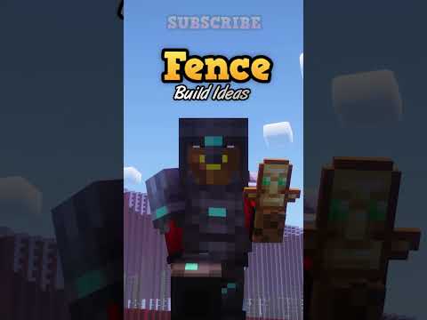 Minecraft Fence Build Ideas for Your World #minecraft #buildhacks #minecraftbuilding