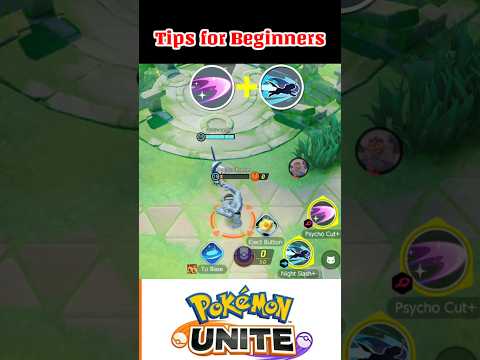 Psycho cut + Night slash Combo Tutorial ✅|| Pokemon unite