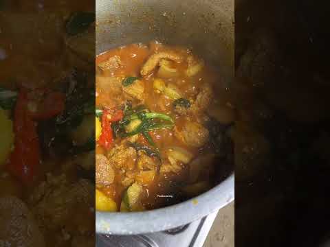 Pork curry