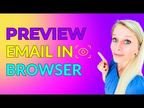 How to Use the Preview in Browser in the Email Builder #crm #crmforcoaches #emailmarketingsoftware