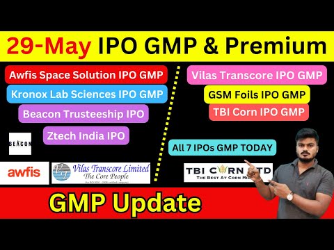 All 7 IPOs IPO GMP | Beacon Trusteeship IPO GMP | Vilas Transcore IPO GMP | Kronox Lab Sciences IPO