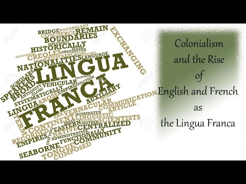 How French and British #colonialism contributed to the rise of French and English as #linguafranca