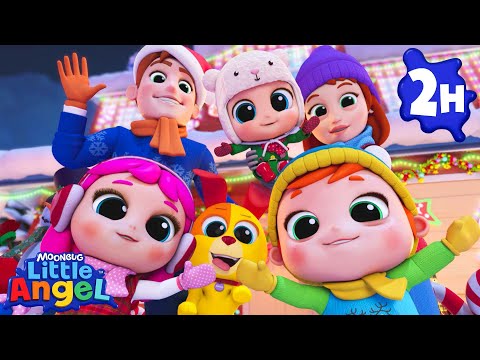 Christmas is the Best!🎄 | Little Angel | Fun Kids Songs | Nursery Rhymes