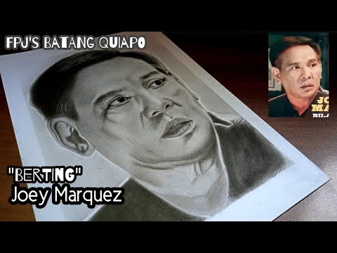 Drawing "Berting" Joey Marquez  from FPJ's Batang Quiapo | jesar art