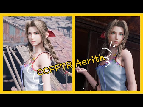 [FF7R]Crisis Core Reunion Aerith Mod Showcase