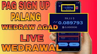 PAG SIGN UP PALANG WEDRAW AGAD | LIVE WEDRAWAL | WITH PROOF