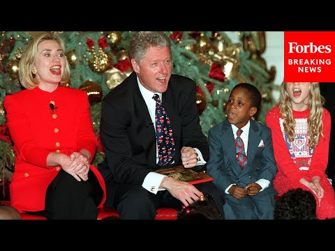 Clinton Christmas: Take A Look At The Forty-Second President's Many Christmases In The White House