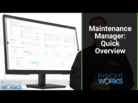 Maintenance Manager - Quick Overview