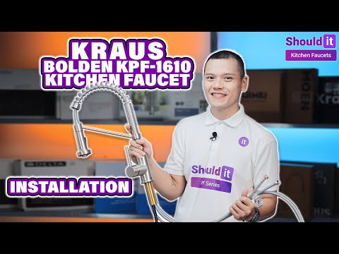 How to Install Kraus Bolden Kitchen Faucet - Shouldit Kitchen Faucet Series