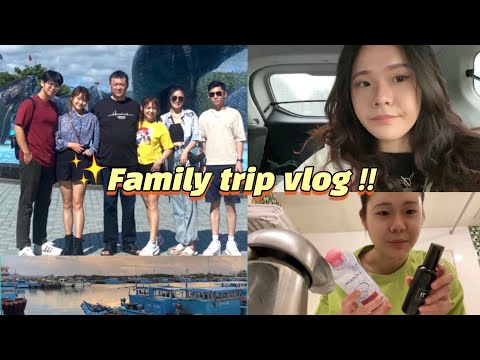 🏠Family trip vlog  | 睽違兩年的家庭旅遊🌊、殺到高雄找姐姐🚗、連續兩天的夜唱🎤、超爆好吃的豬腳店🐷、國立海洋生物博物館🦈