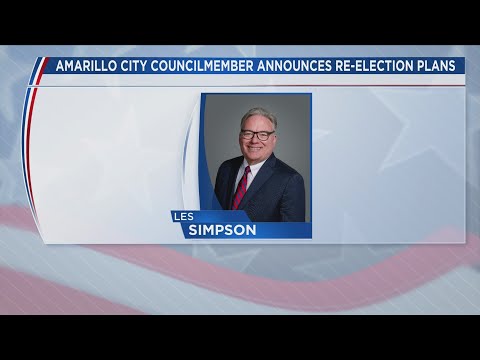 Les Simpson announces re-election campaign  for Amarillo City Council