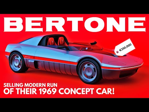 BERTONE Selling Modern Version of their 1969 Autobianchi Concept Car! | 500 BHP Bertone Runabout