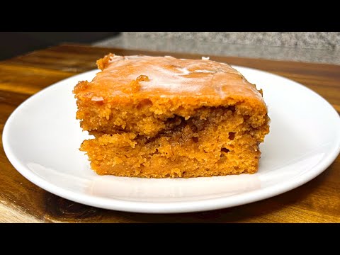 Sweet Potato Honey Bun Cake ￼