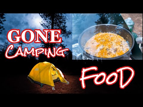 A Rainy Day Tent Camping - Cooking Spicy Sausage and Mushroom Risotto