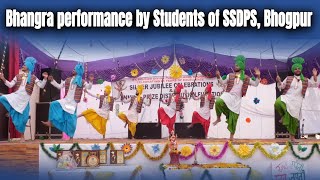 Bhangra performance by Students of SSDPS, Bhogpur