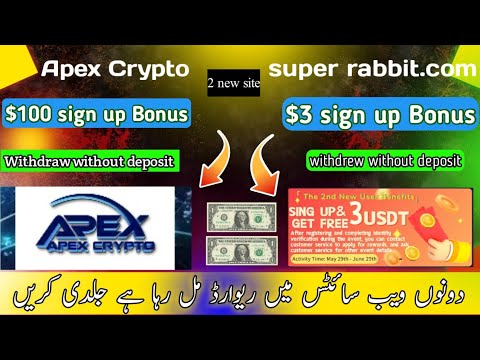 Earn money online 2 new earning sites apex crypto & Supersaga