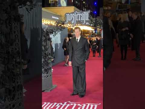 Bill Skarsgård at the UK Premiere of Nosferatu #nosferatu#movie#billskarsgard