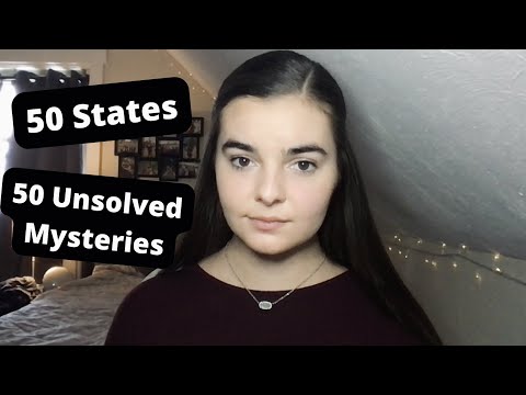 ASMR 50 Unsolved Mysteries | The Biggest Mystery in Each U.S. State